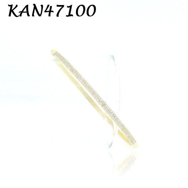 2 Row thin Bangle - KAN47100