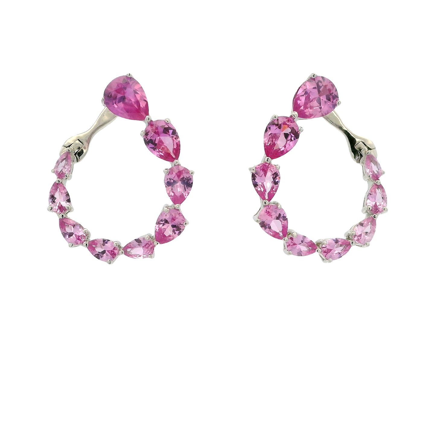 Tear Drop "C" Earrings - KE192034