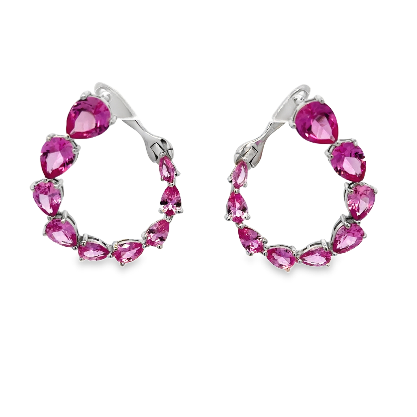 Tear Drop "C" Earrings - KE192034