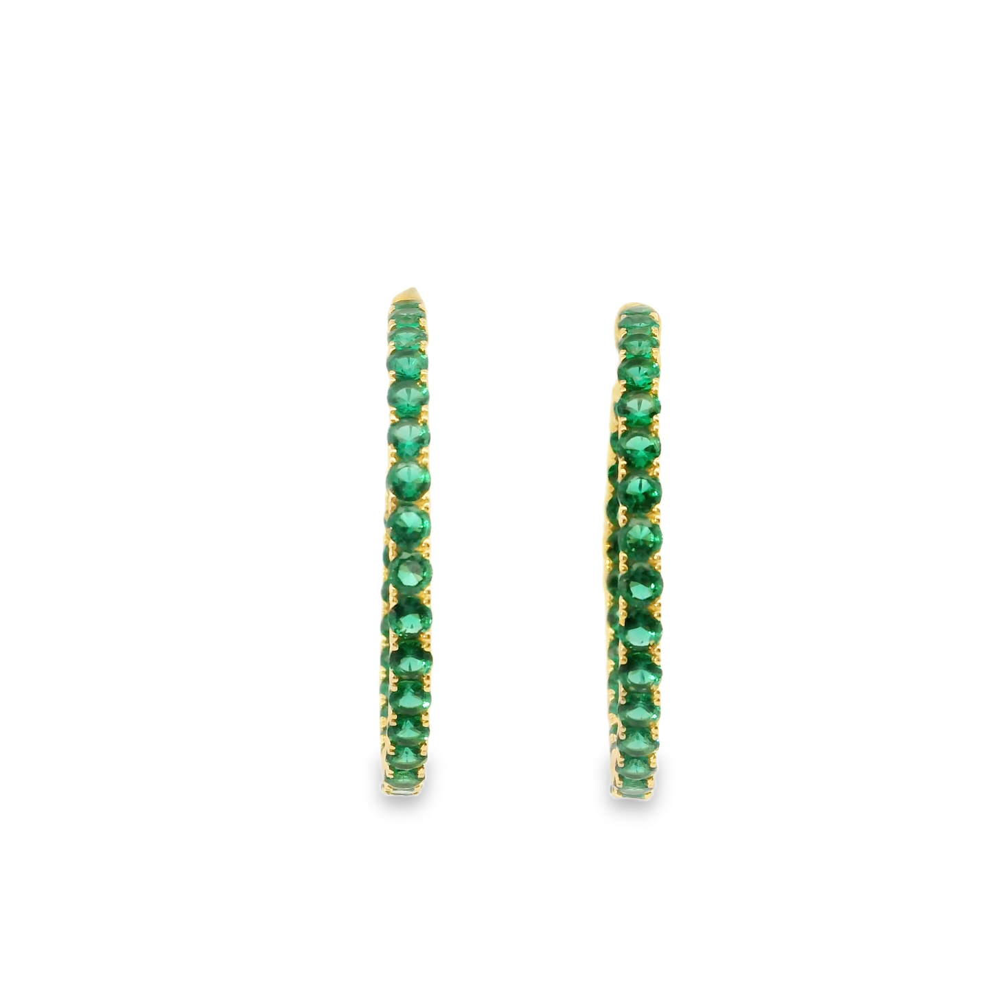 Elegant Color 3MM 1.5" Hoop Earrings - KE191091
