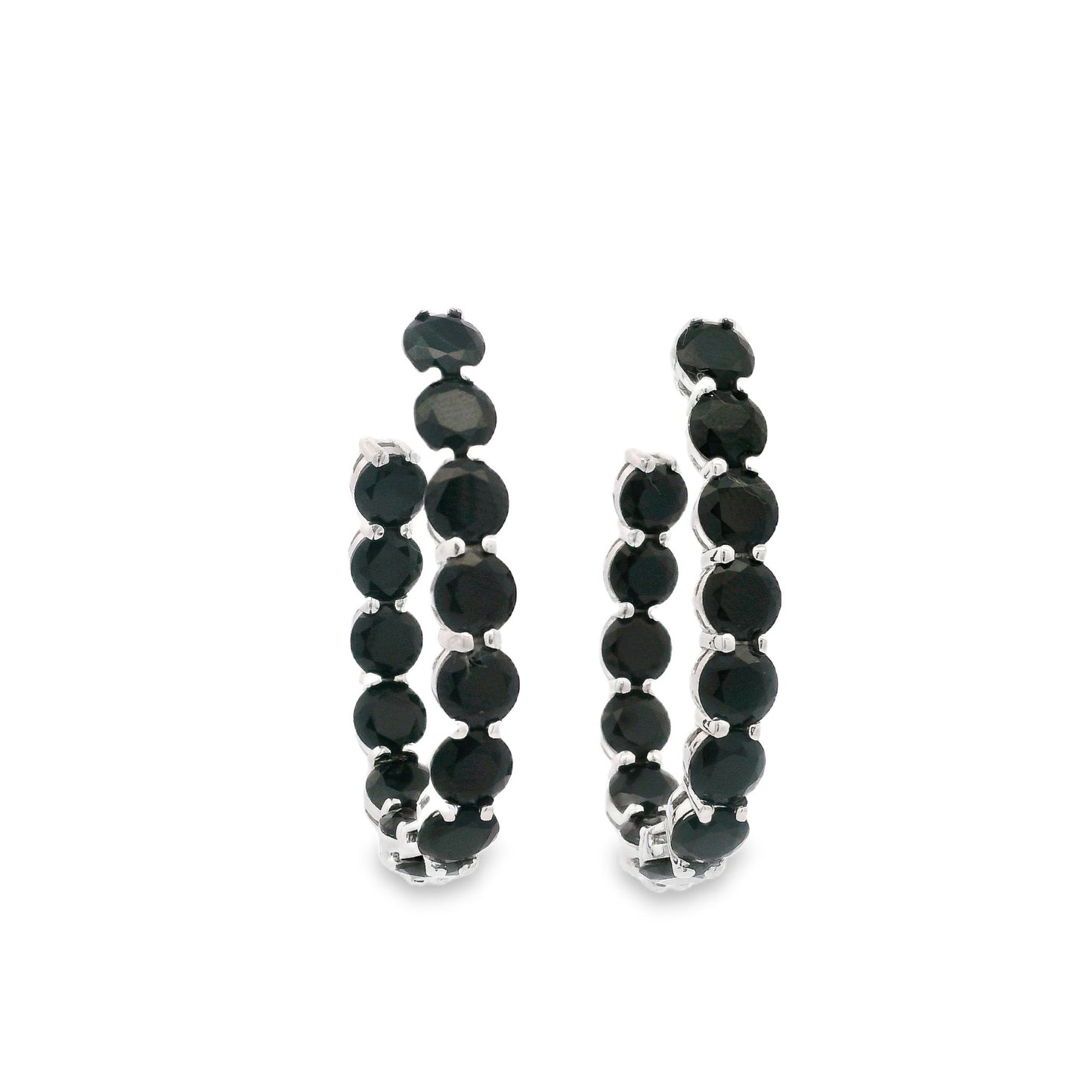 5MM Stone Oval 1.5" Hoop - KE19944