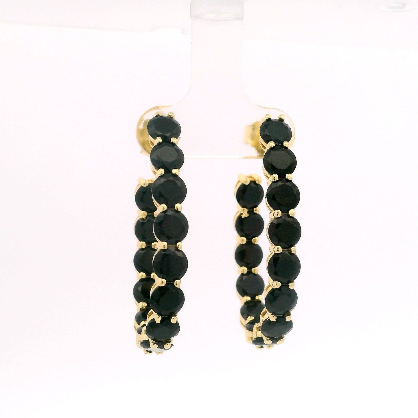 5MM Stone Oval 1.5" Hoop - KE19944