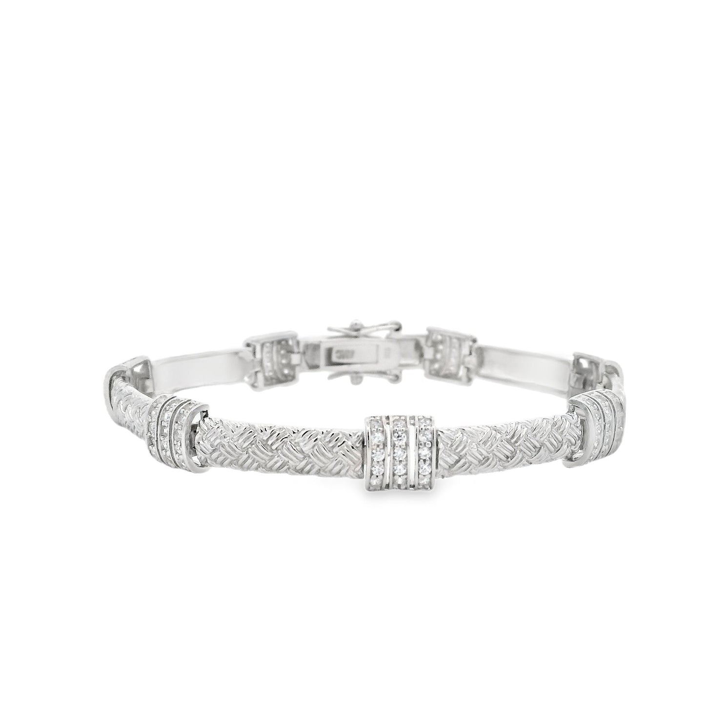 Braided Bar Italian Bracelet - KB33019