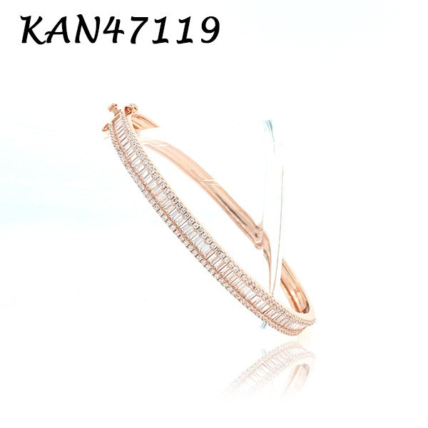 Thin Baguette Bangle - KAN47119