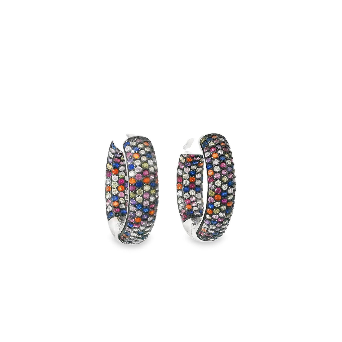 Pave Chunky 1" Hoop - KE19490