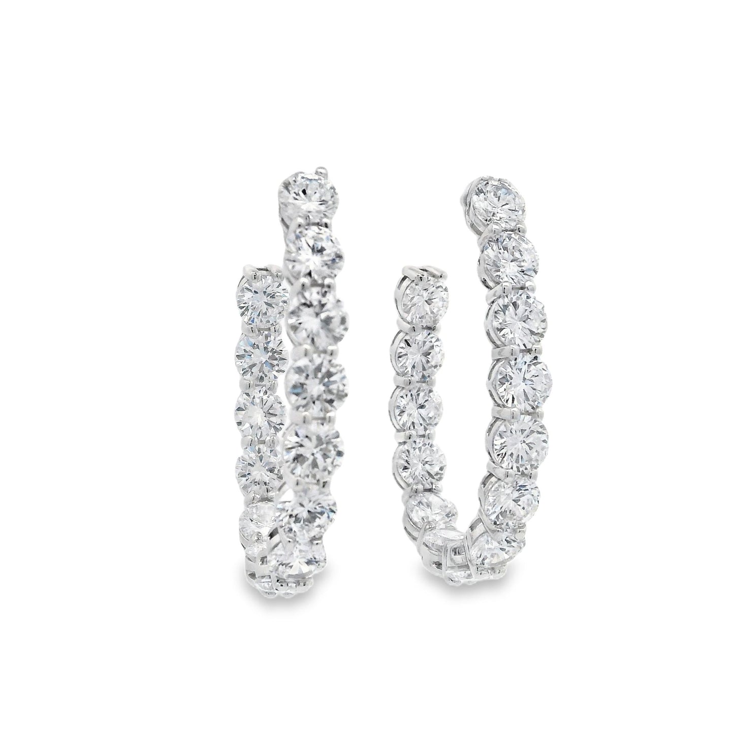5MM Stone Oval 1.5" Hoop - KE19944