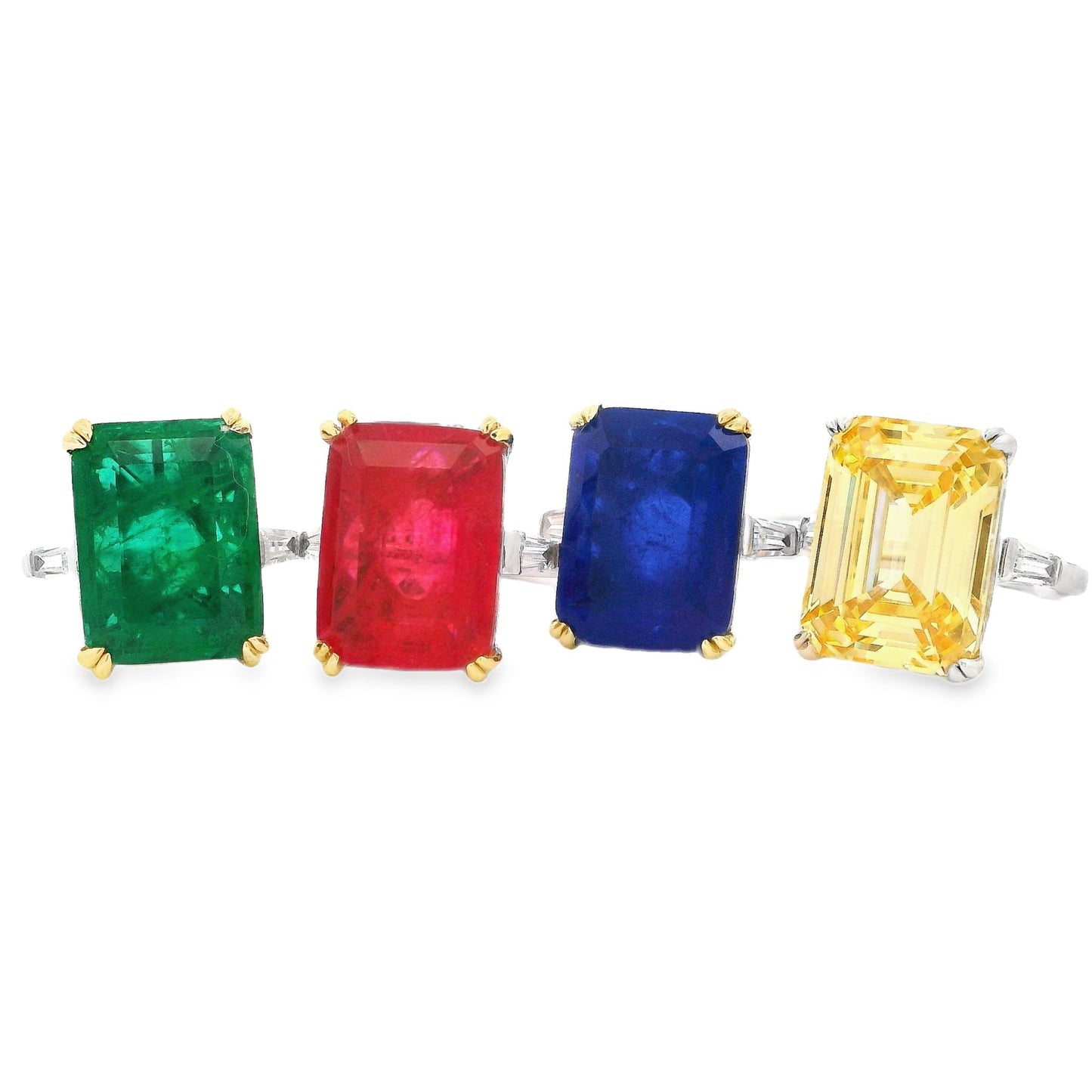 Stunning Emerald-Cut Diamond Ring - KR661001