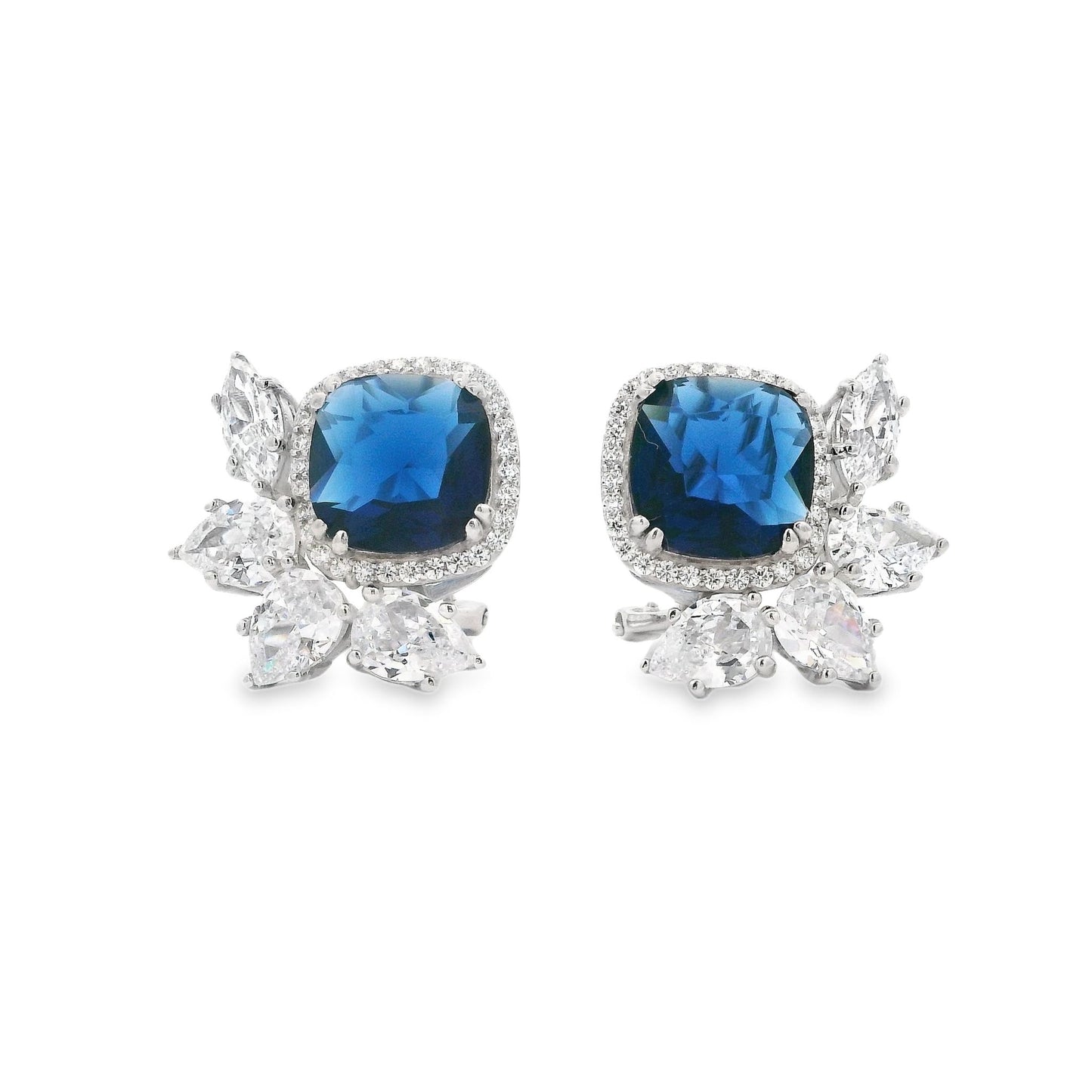 HW Stone with Leaf Earring - KE191026
