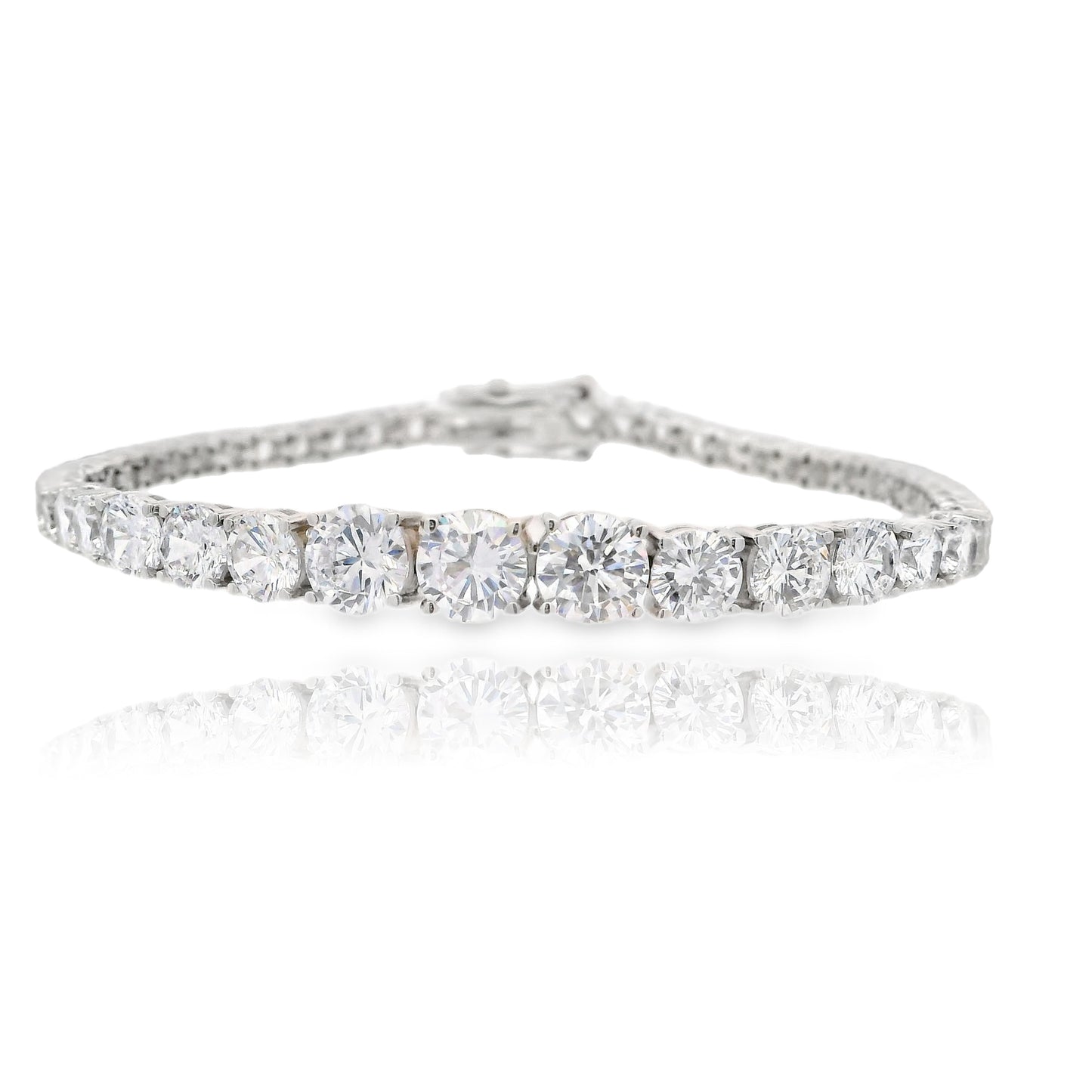 Graduate CZ Tennis Bracelet 7" - KB33128