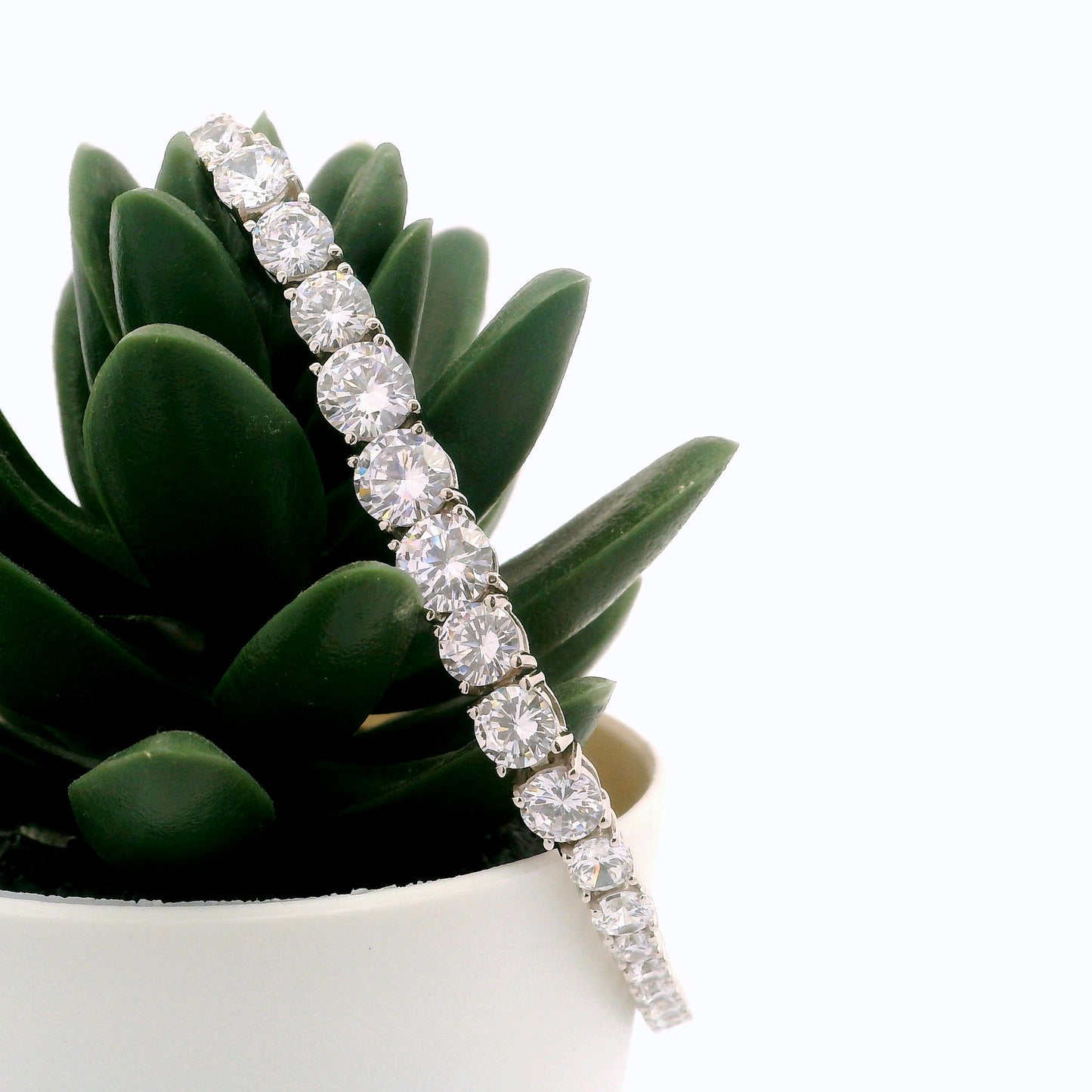 Graduate CZ Tennis Bracelet 7" - KB33128