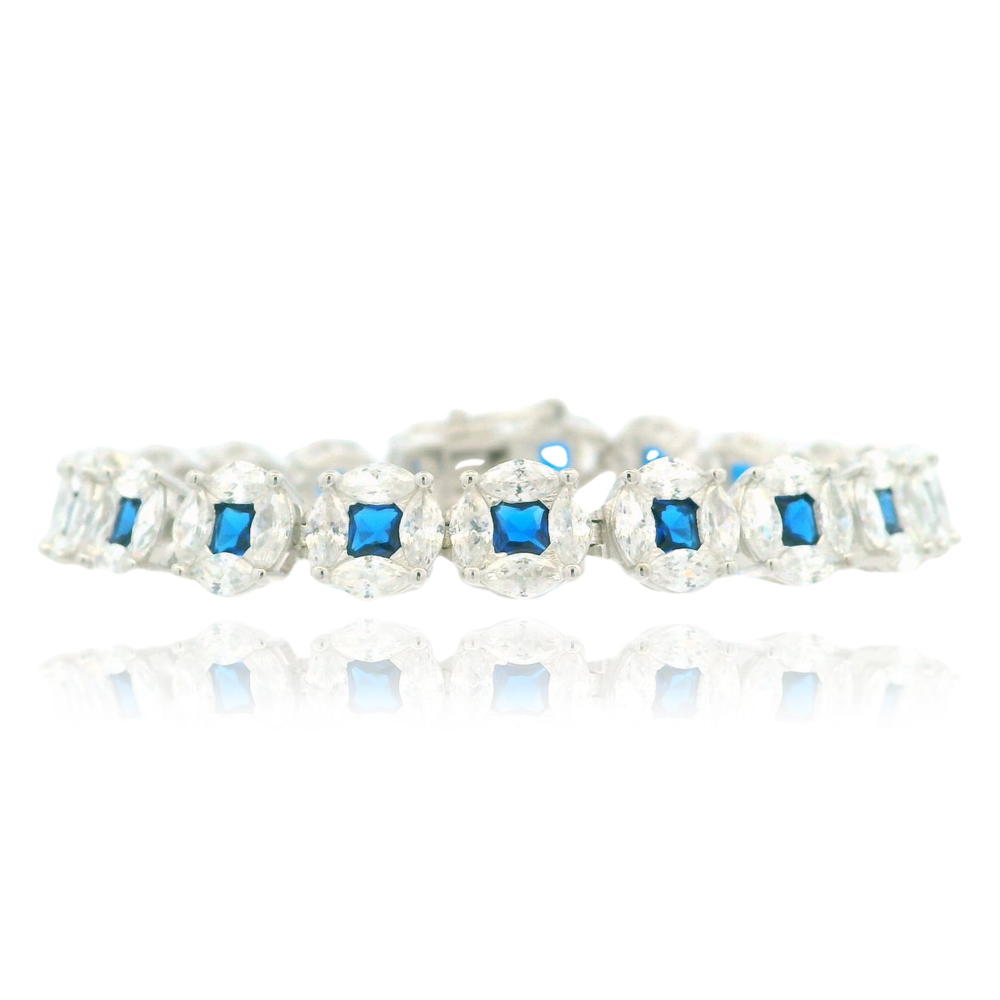 Elegant Marquise Cluster Bracelet - KB33134