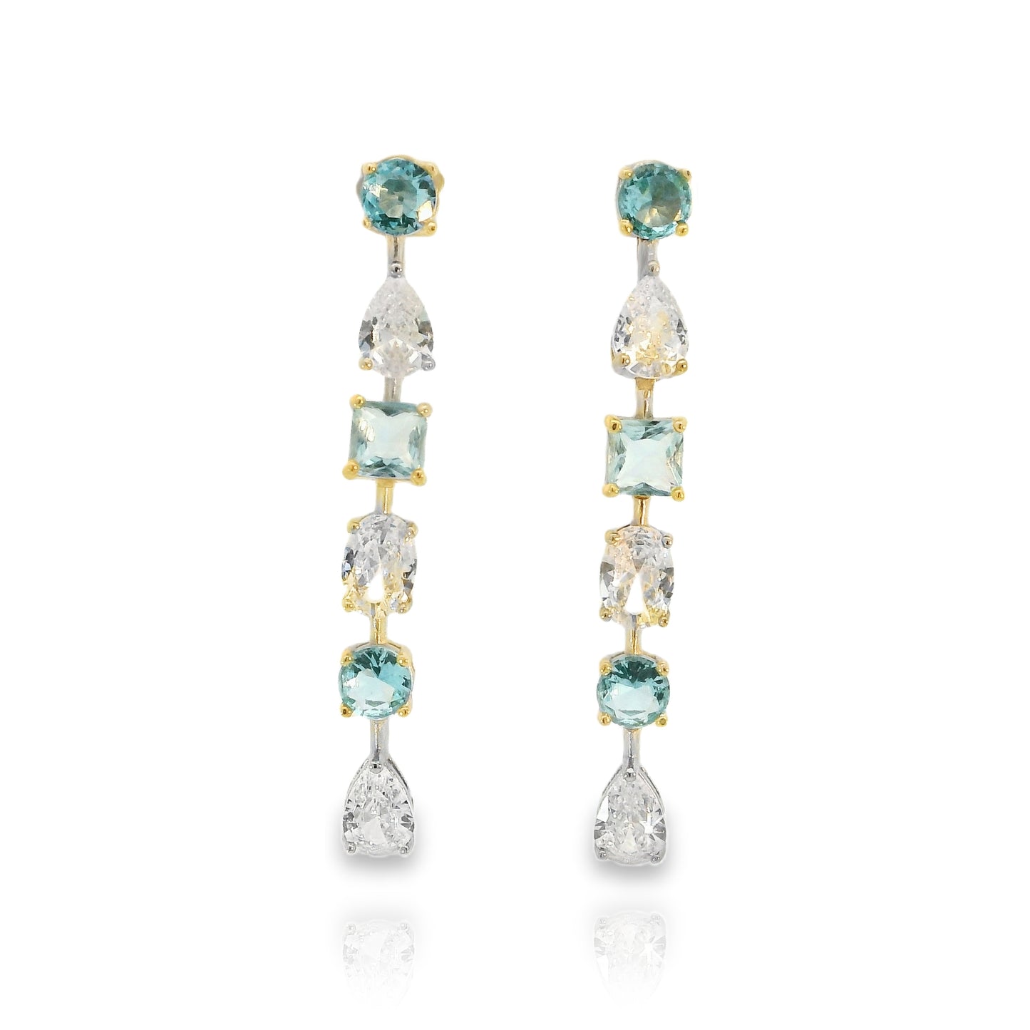 Multi Shape Drop Earring - KE192064
