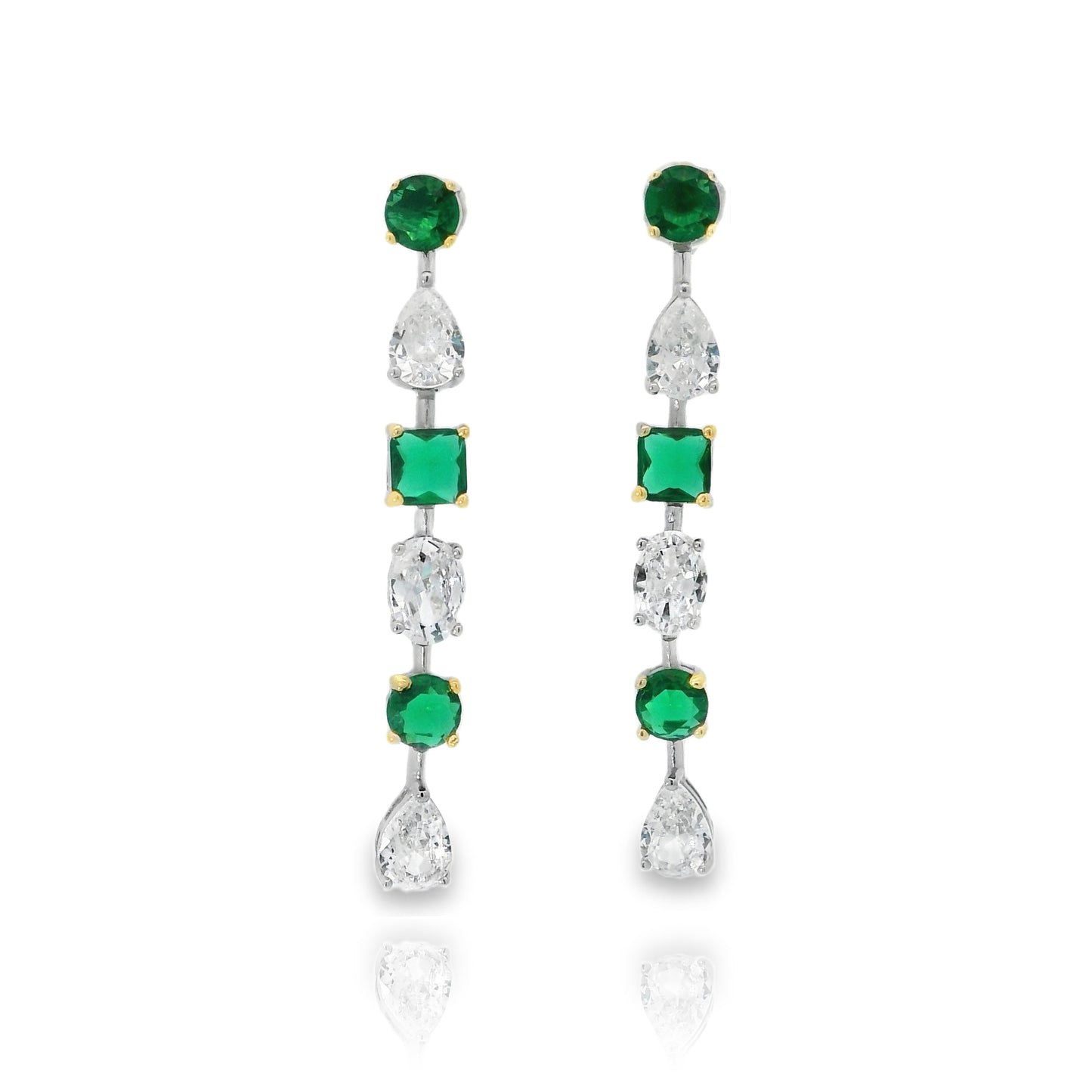 Multi Shape Drop Earring - KE192064