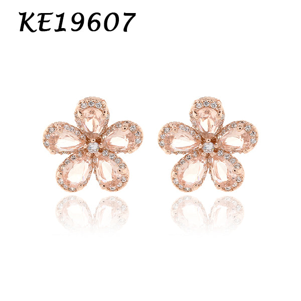 Halo Flower Stud - KE19607