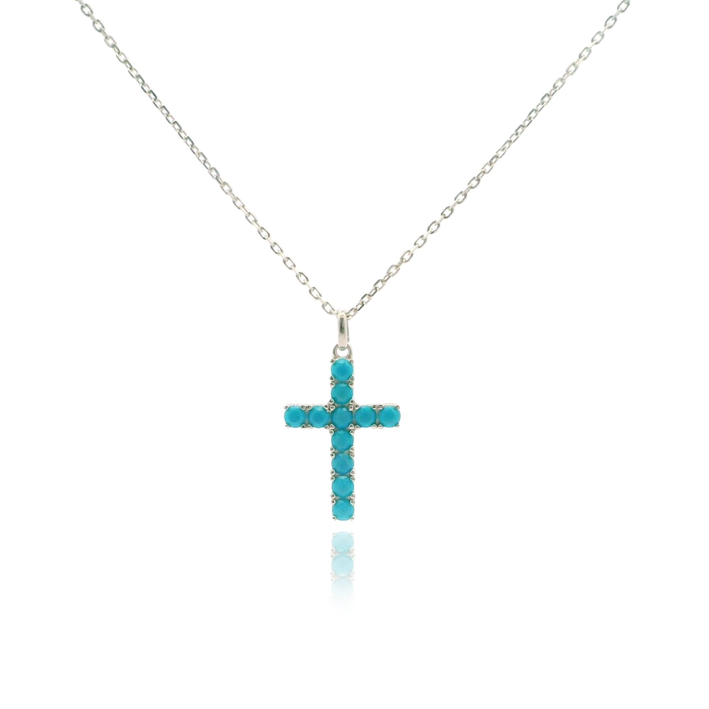 Cross CZ Necklace 15+3" - PGN22401