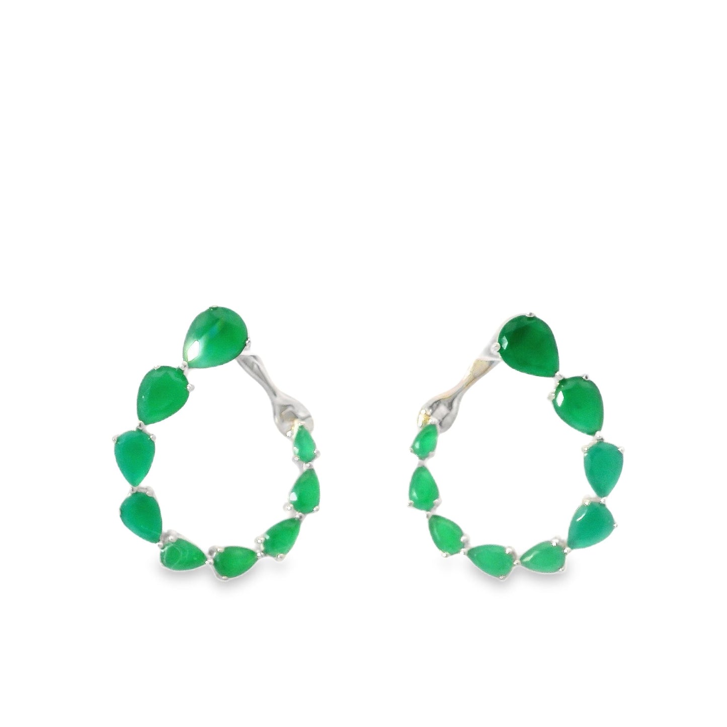 Tear Drop "C" Earrings - KE192034