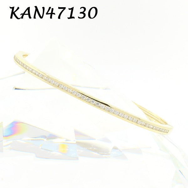 Channel Set 1 Row Bangle - KAN47130