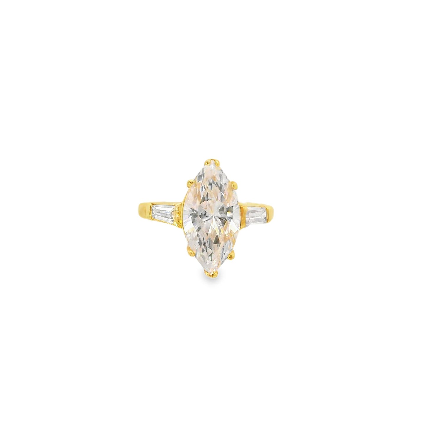 Marquise triple stone Ring