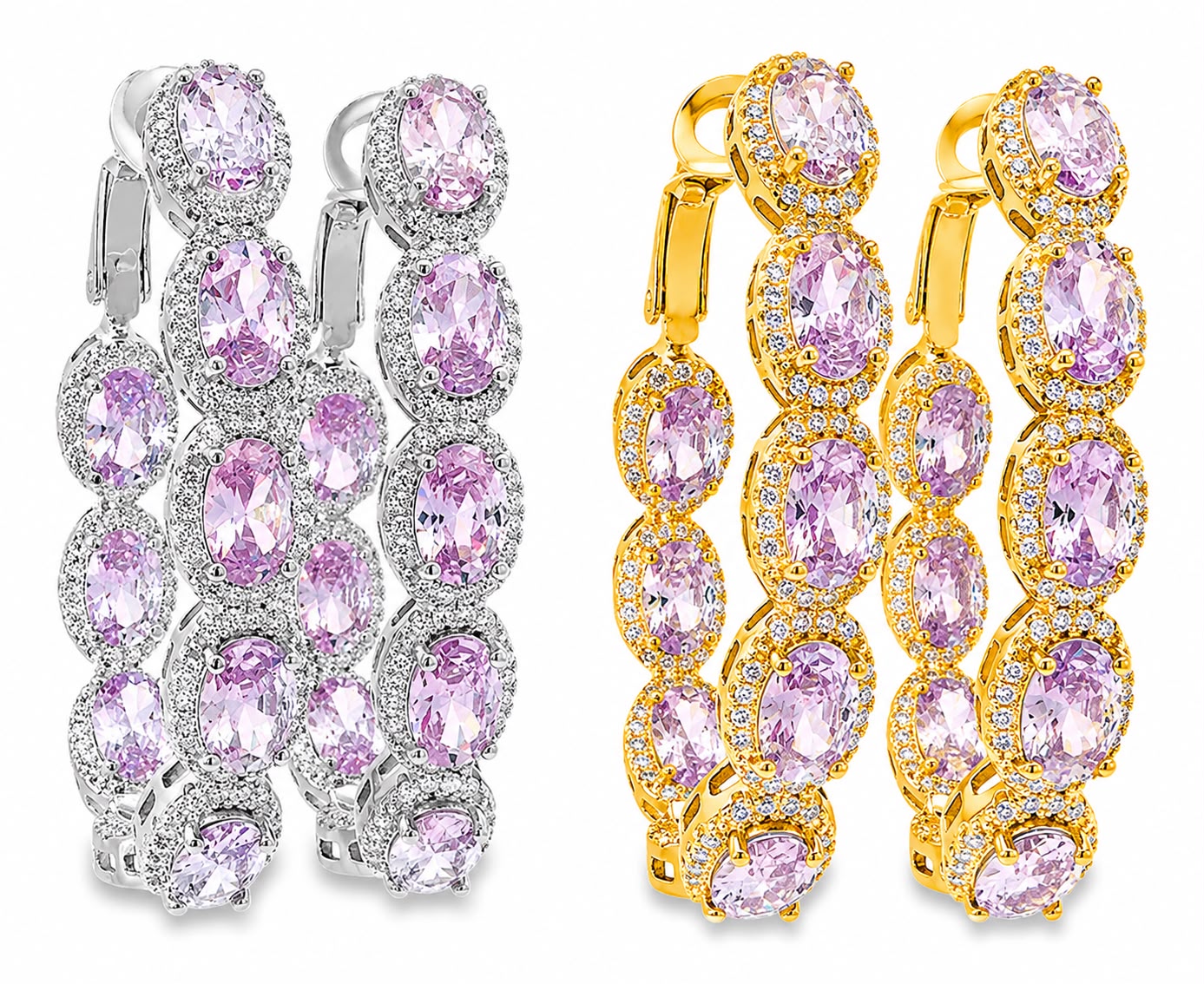 Medium Oval Sheila Hoops - KE192037