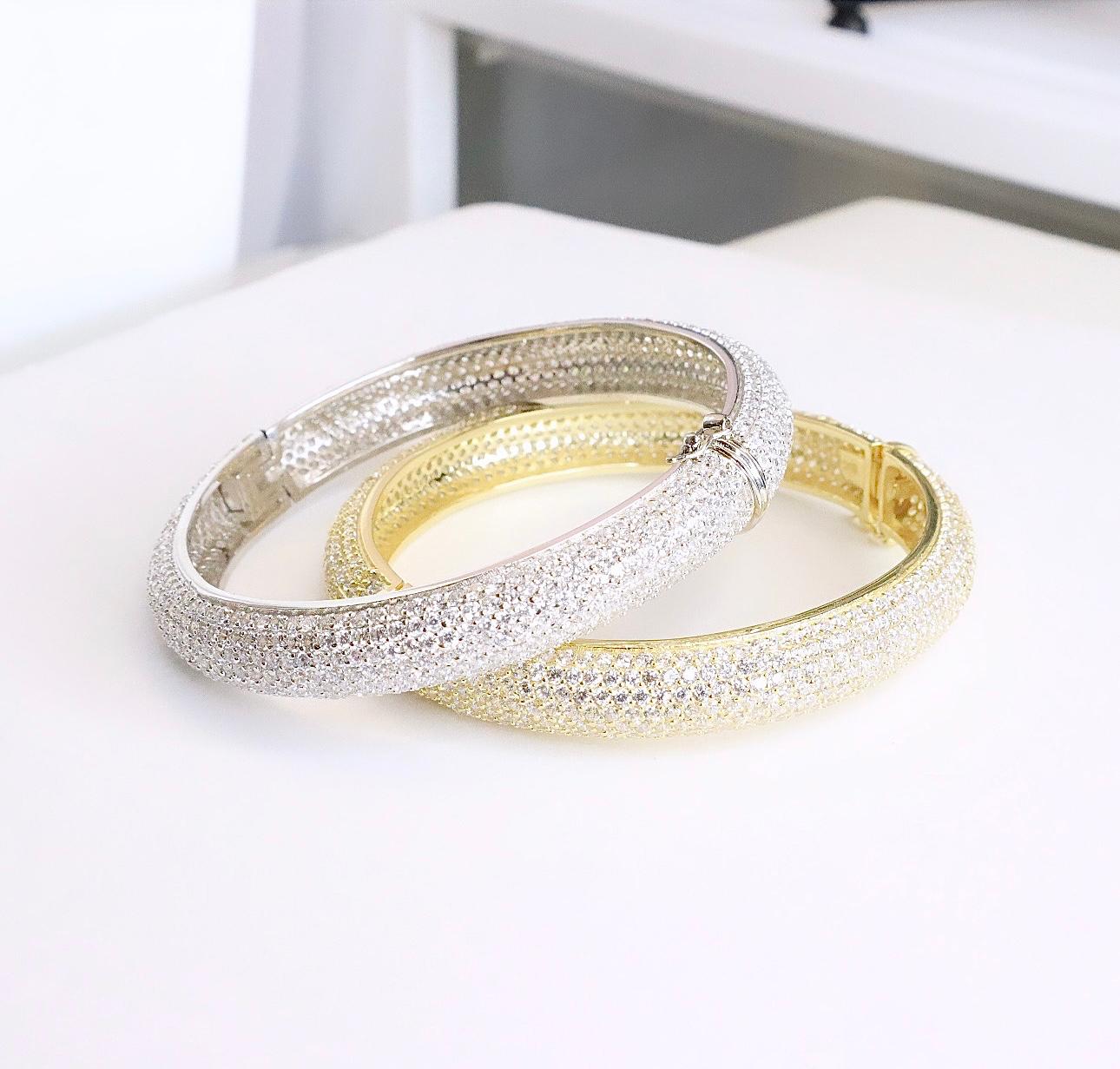 7 Row Pave Eternity Bangle - BAN4206K