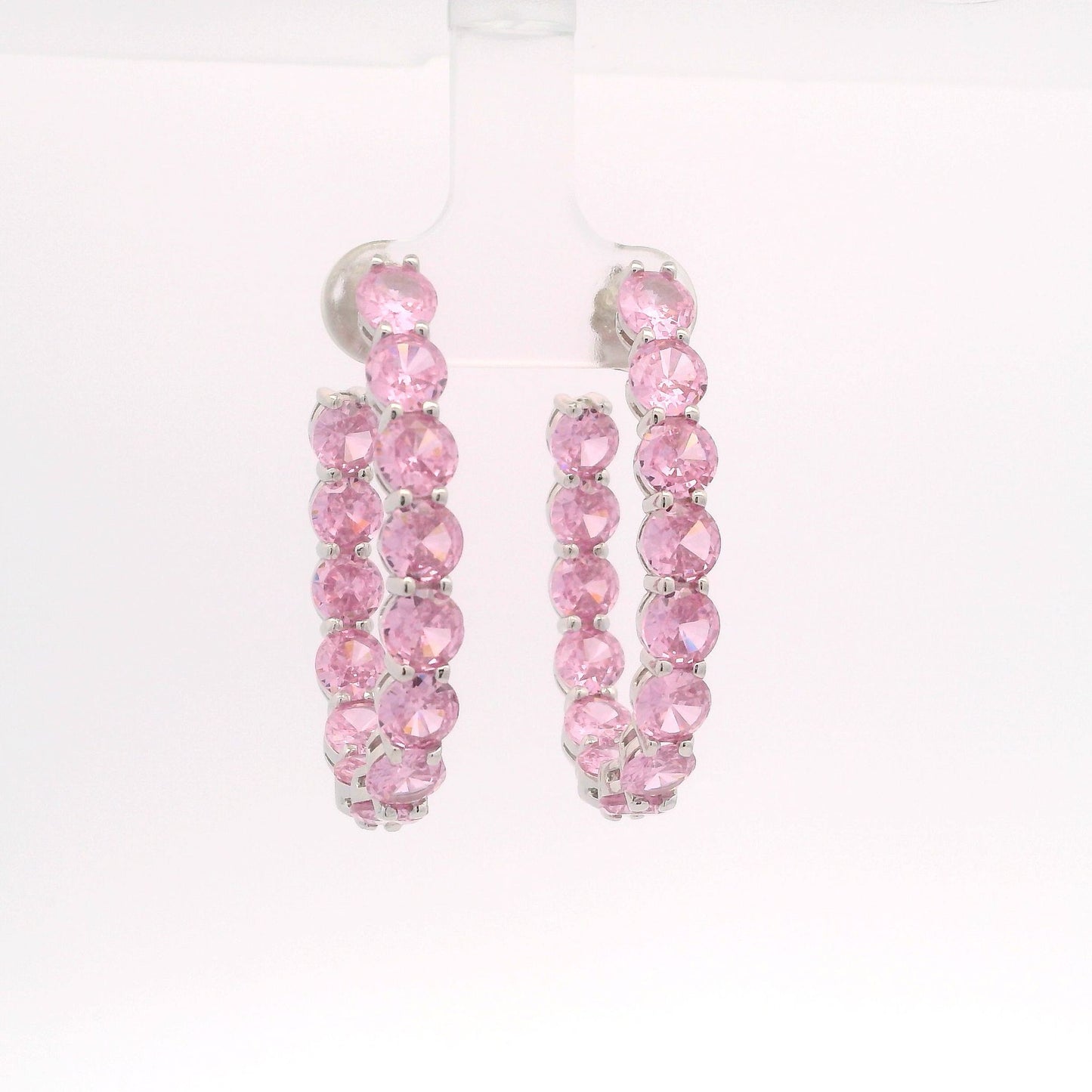 5MM Stone Oval 1.5" Hoop - KE19944