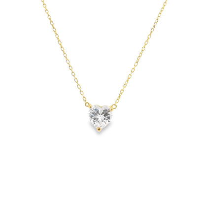 Heart Necklace 15+3" - PGN22196