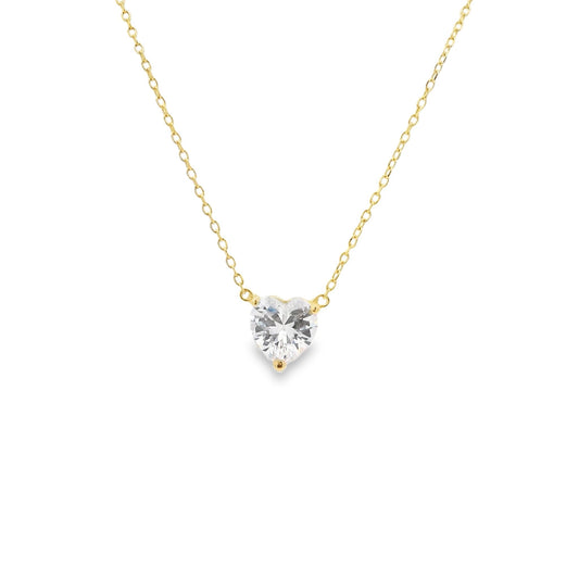 Heart Necklace 15+3" - PGN22196