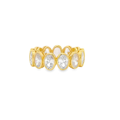 Oval Bezel Eternity Band - KR661011
