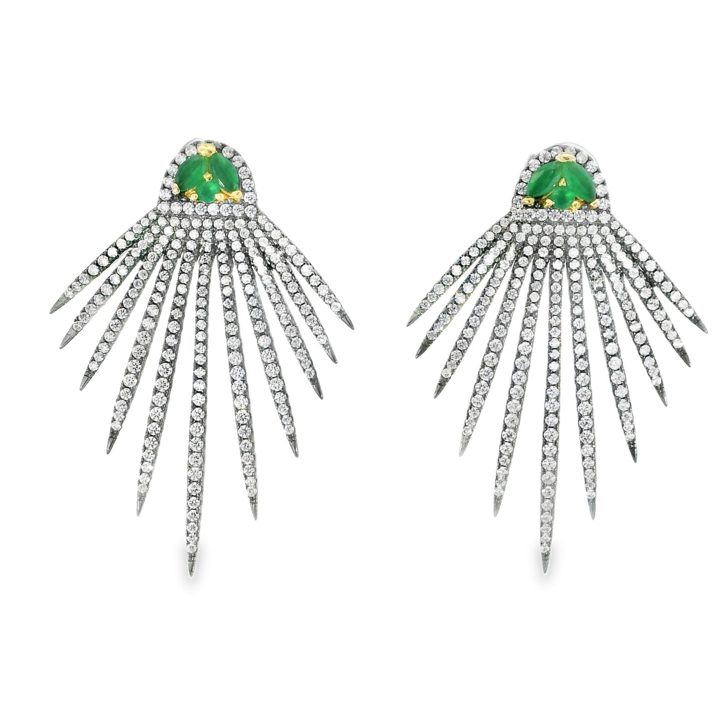 Elegant Down Spike Earring - KE192030