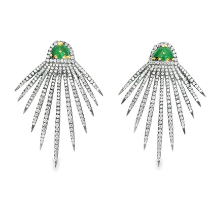 Elegant Down Spike Earring - KE192030