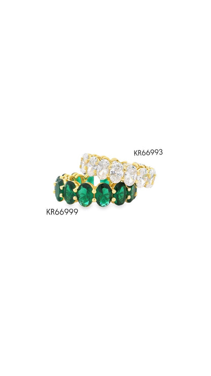 Large Oval Eternity Ring - KR66999