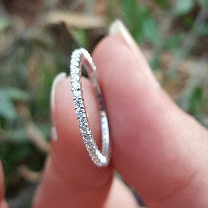 1.5MM Micro Eternity Band Ring - KR66930