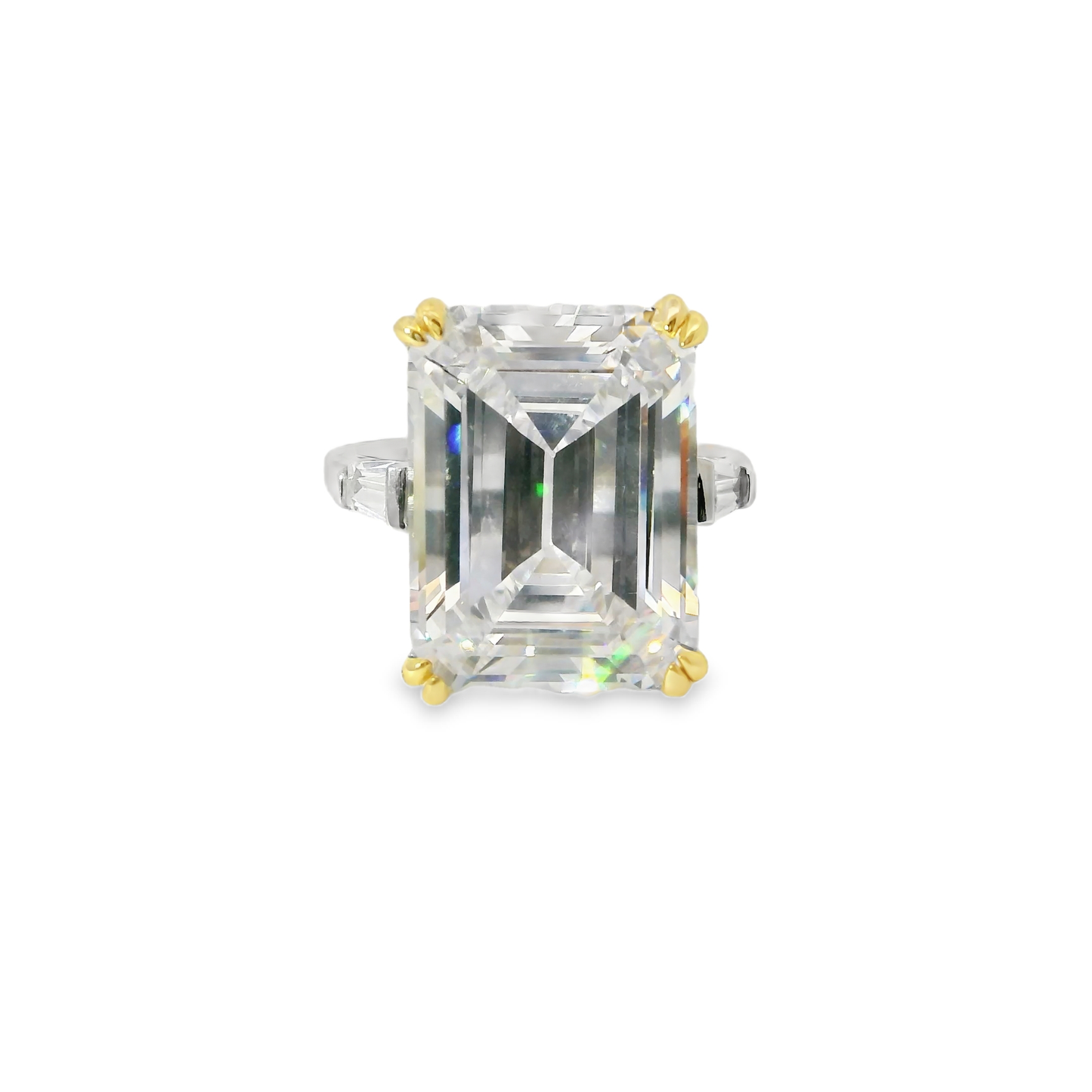Stunning Emerald-Cut Diamond Ring