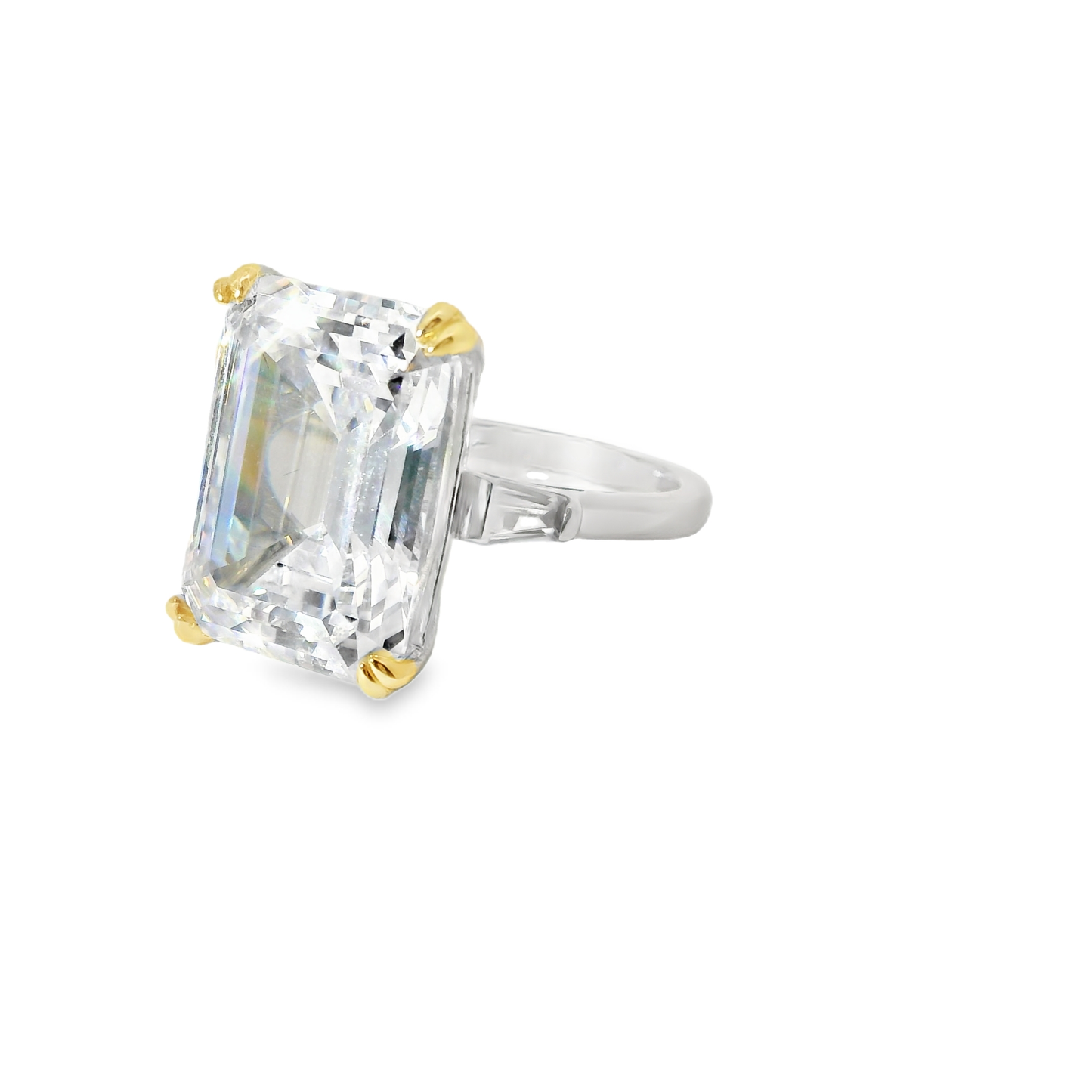 Stunning Emerald-Cut Diamond Ring