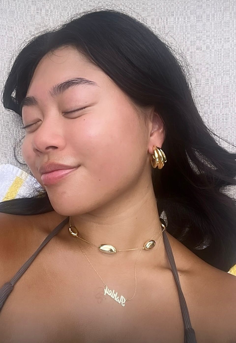 Triple Look Italian Hoop - AE13835