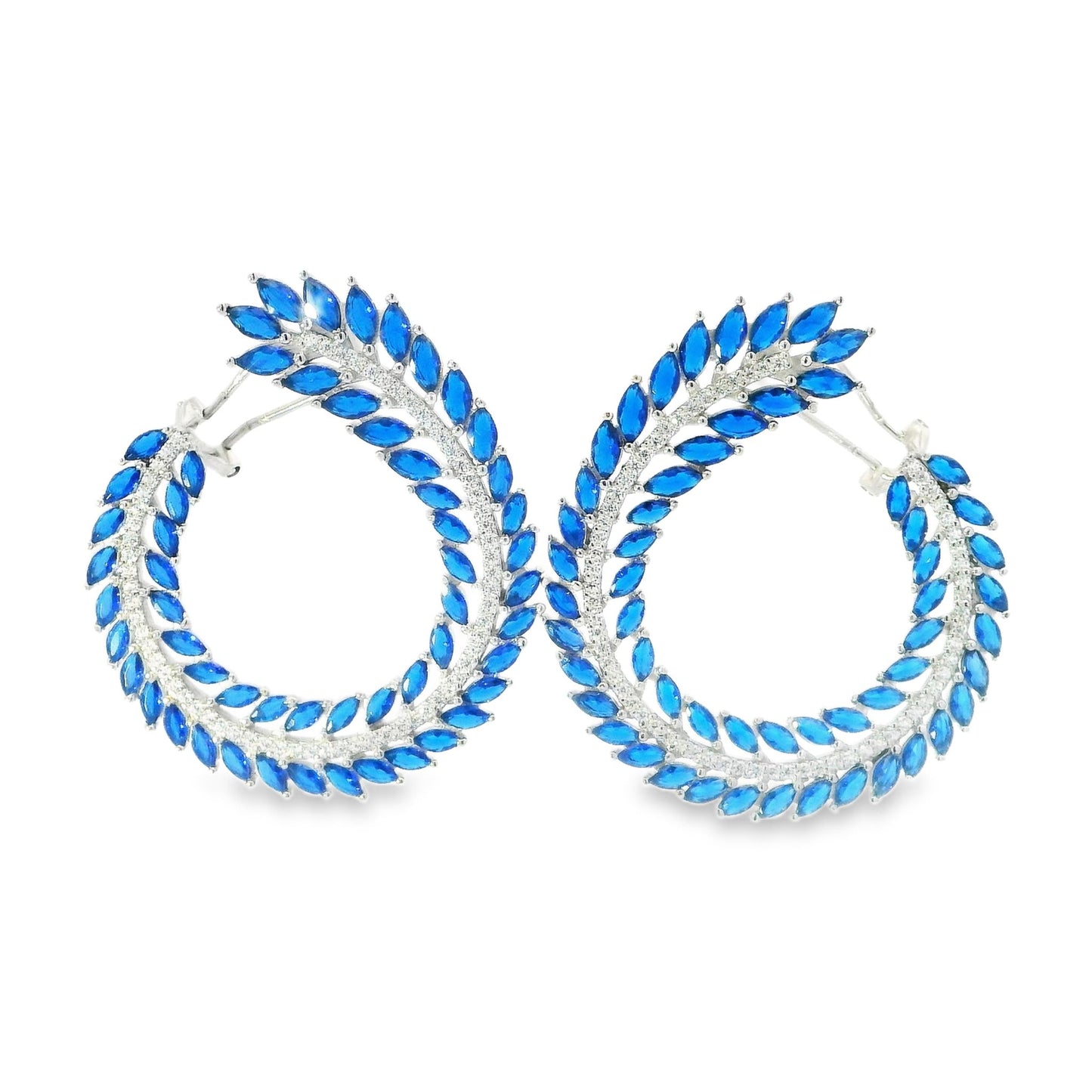 Elegant Marquise Feather Earring - KE19768