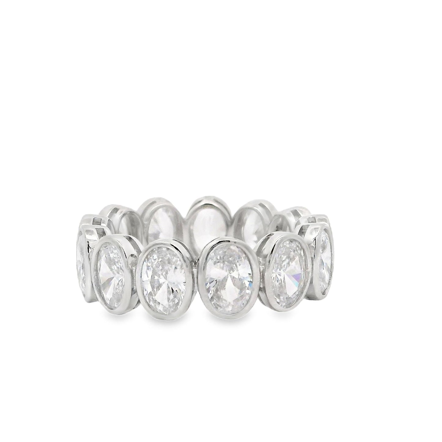 Oval Bezel Eternity Band - KR661011