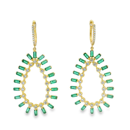 Large Baguette Bezel Tear drop - KE192170