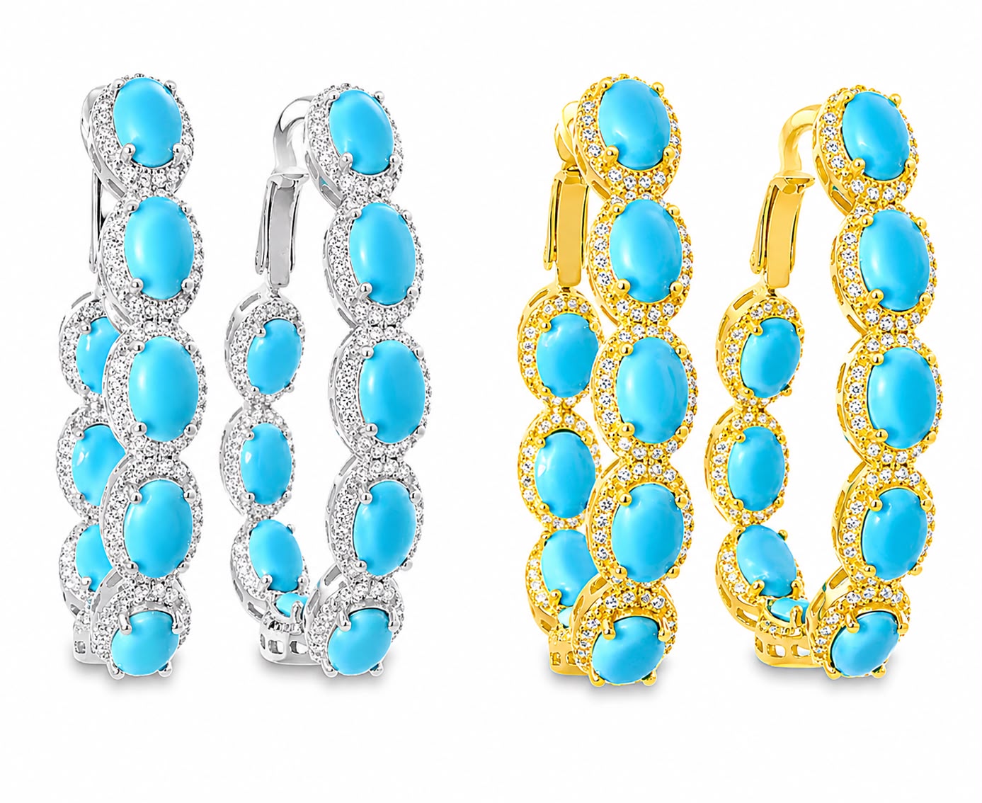 Medium Oval Sheila Hoops - KE192037