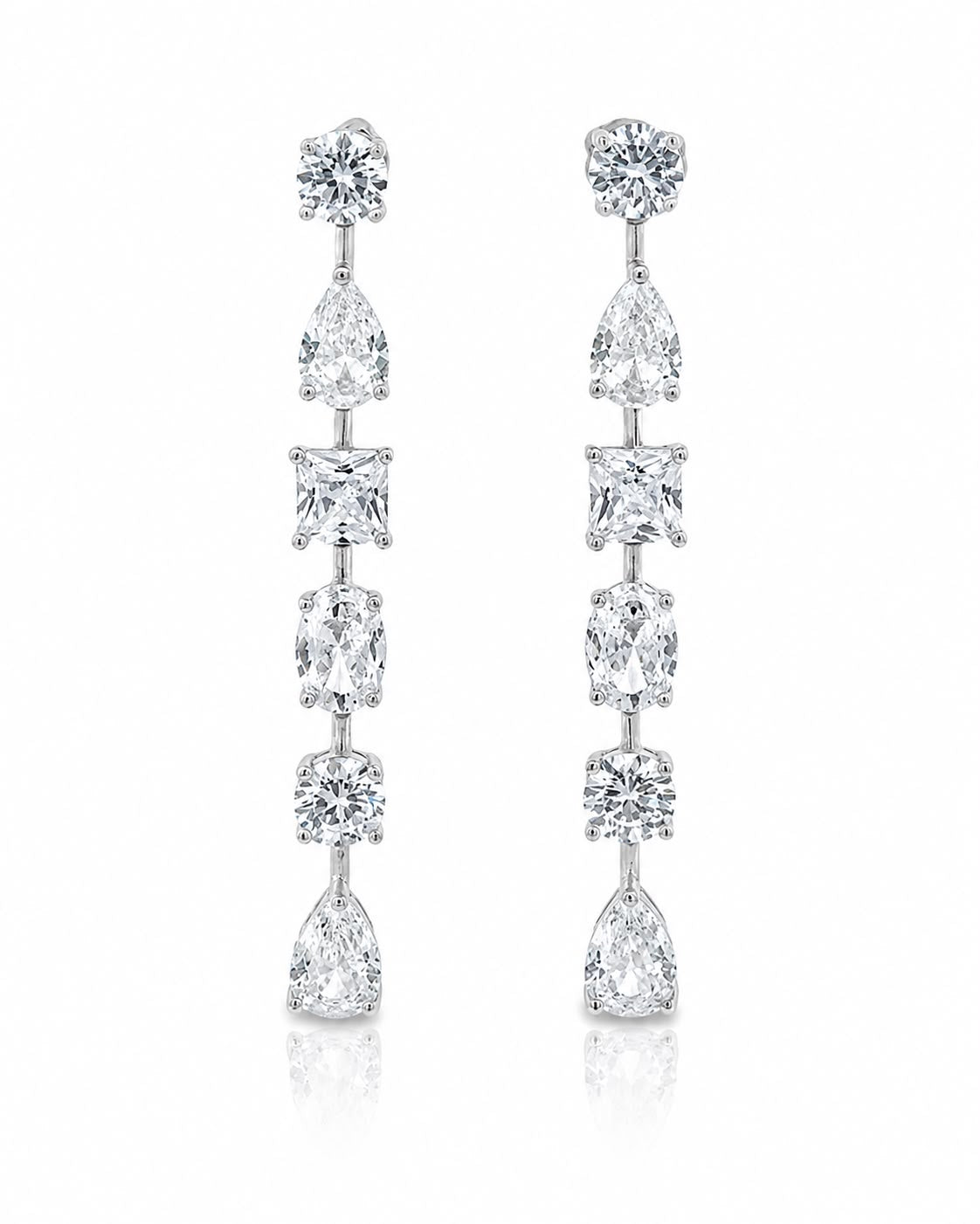 Multi Shape Drop Earring - KE192064