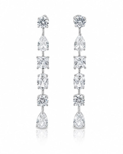 Multi Shape Drop Earring - KE192064