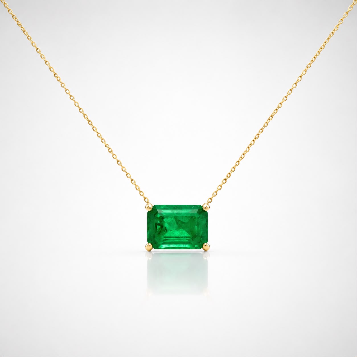 Rectangle Gem Necklace - PGN22466