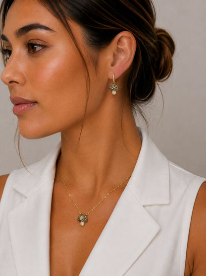 Mushroom Hoop Earring - KE18065 *PROMO*