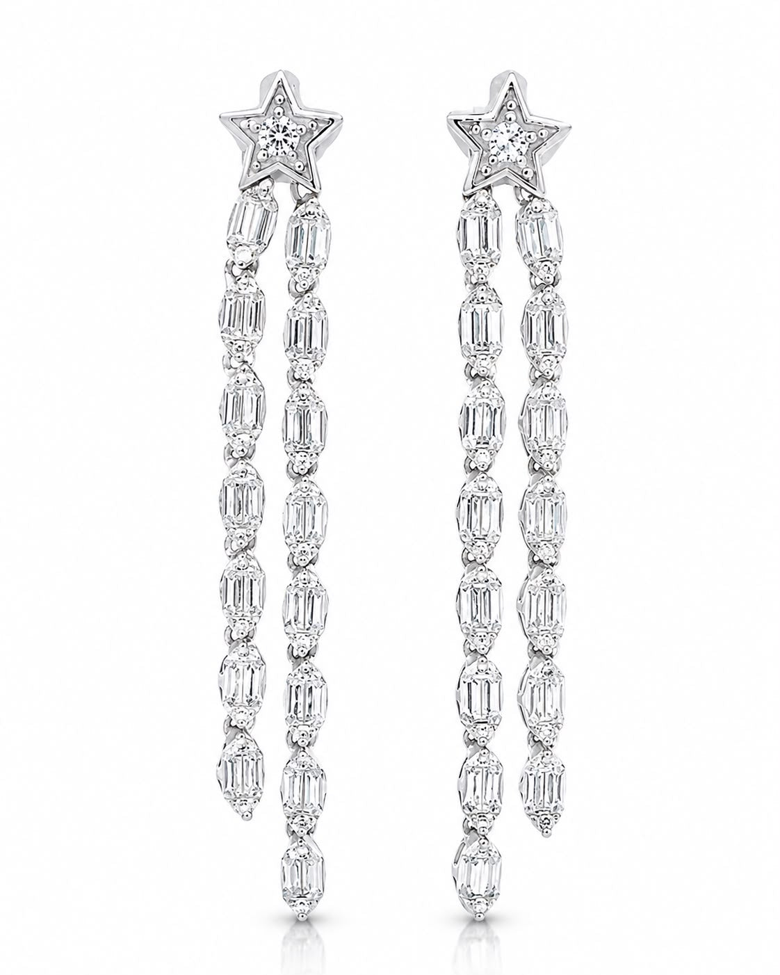 Baguette Shooting Star Earring - KE192141