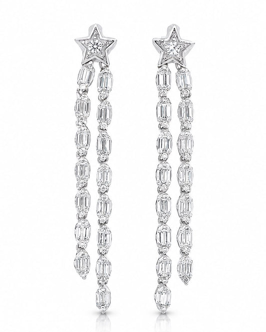 Baguette Shooting Star Earring - KE192141