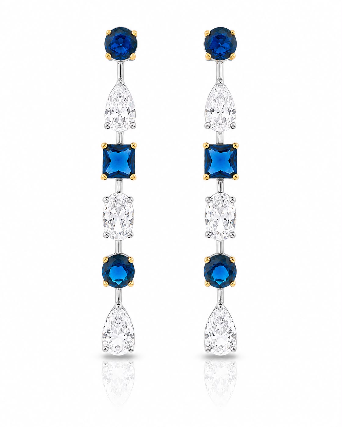 Multi Shape Drop Earring - KE192064