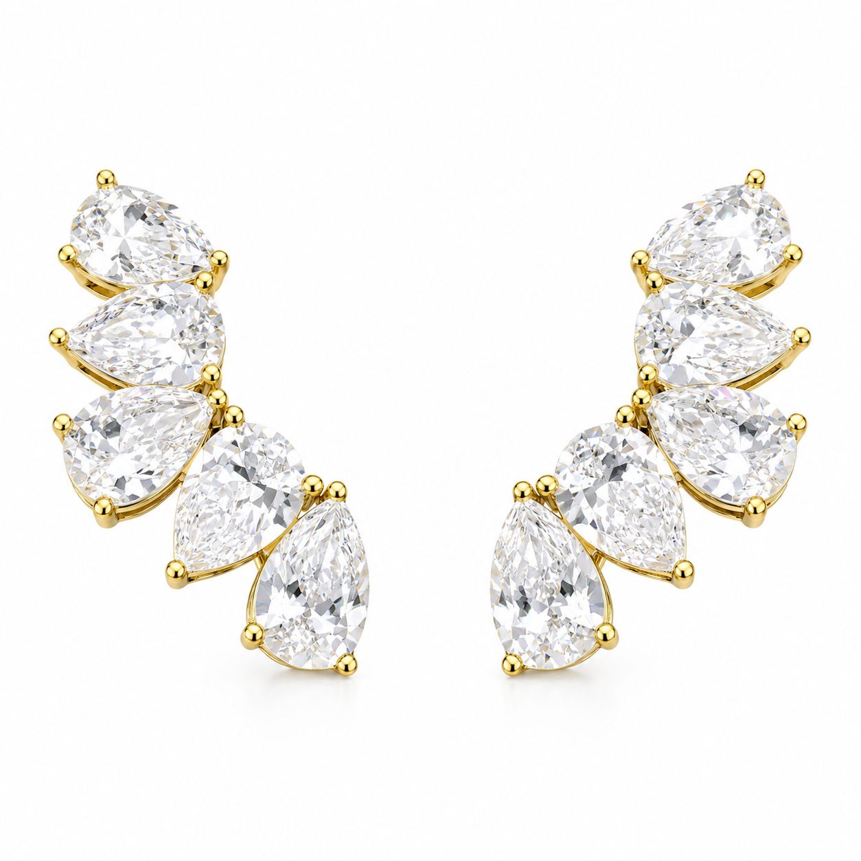 Elegant Tear Drop Crawlers - KE192198