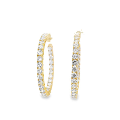 Elegant Color 3MM 1.5" Hoop Earrings - KE191091