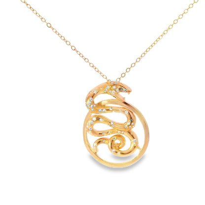 Year Of The Snake Necklace 15+3" - PGN28137 *PROMO*