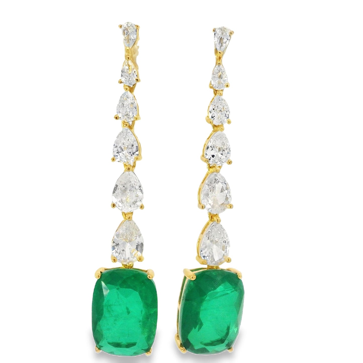 Elegant Blue Tear Drop Earrings - KE191070